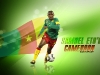 С флагом Камеруна, Африка